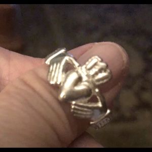 Size 11.5 sterling silver Claddagh ring